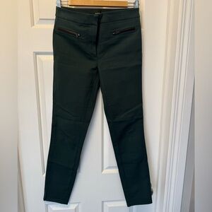 Club Monaco Dark Green slim pants with pocket detail